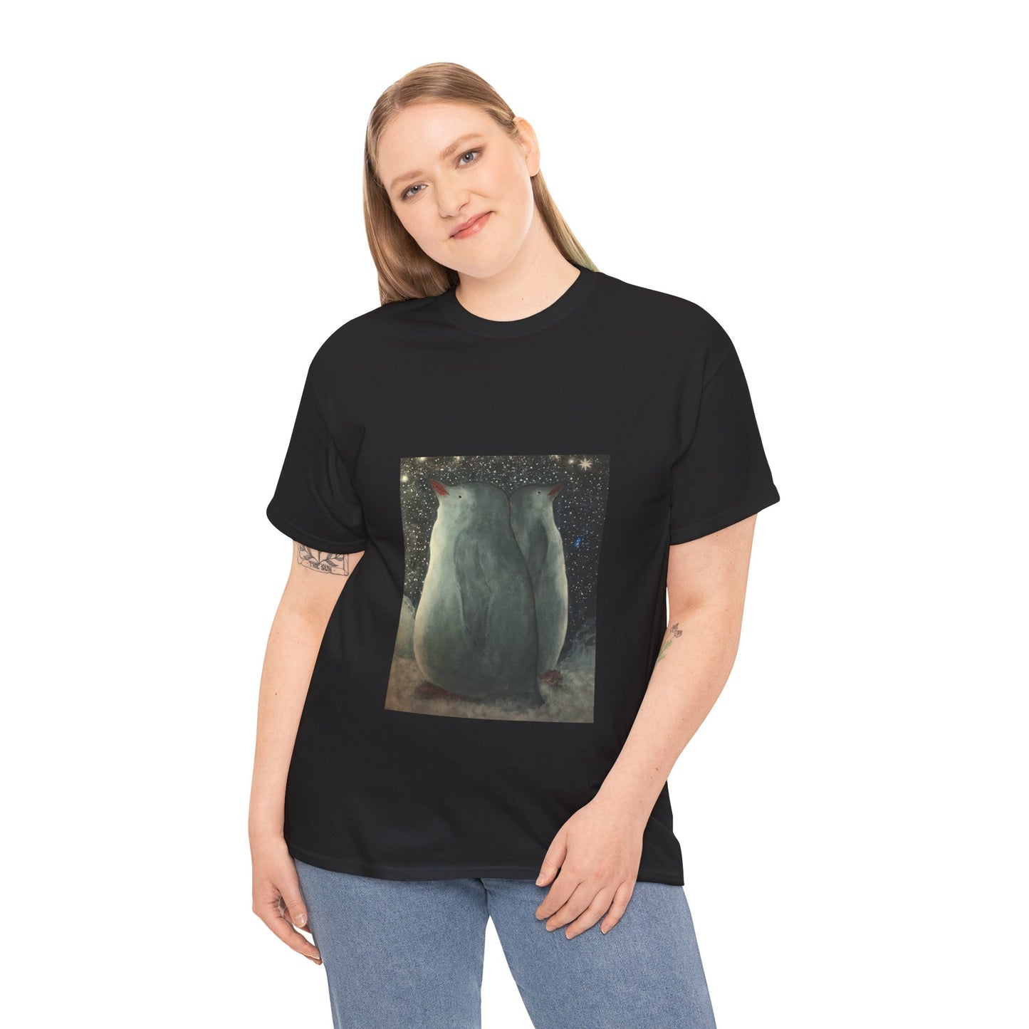 T-shirt unisex. Penguins - original art print