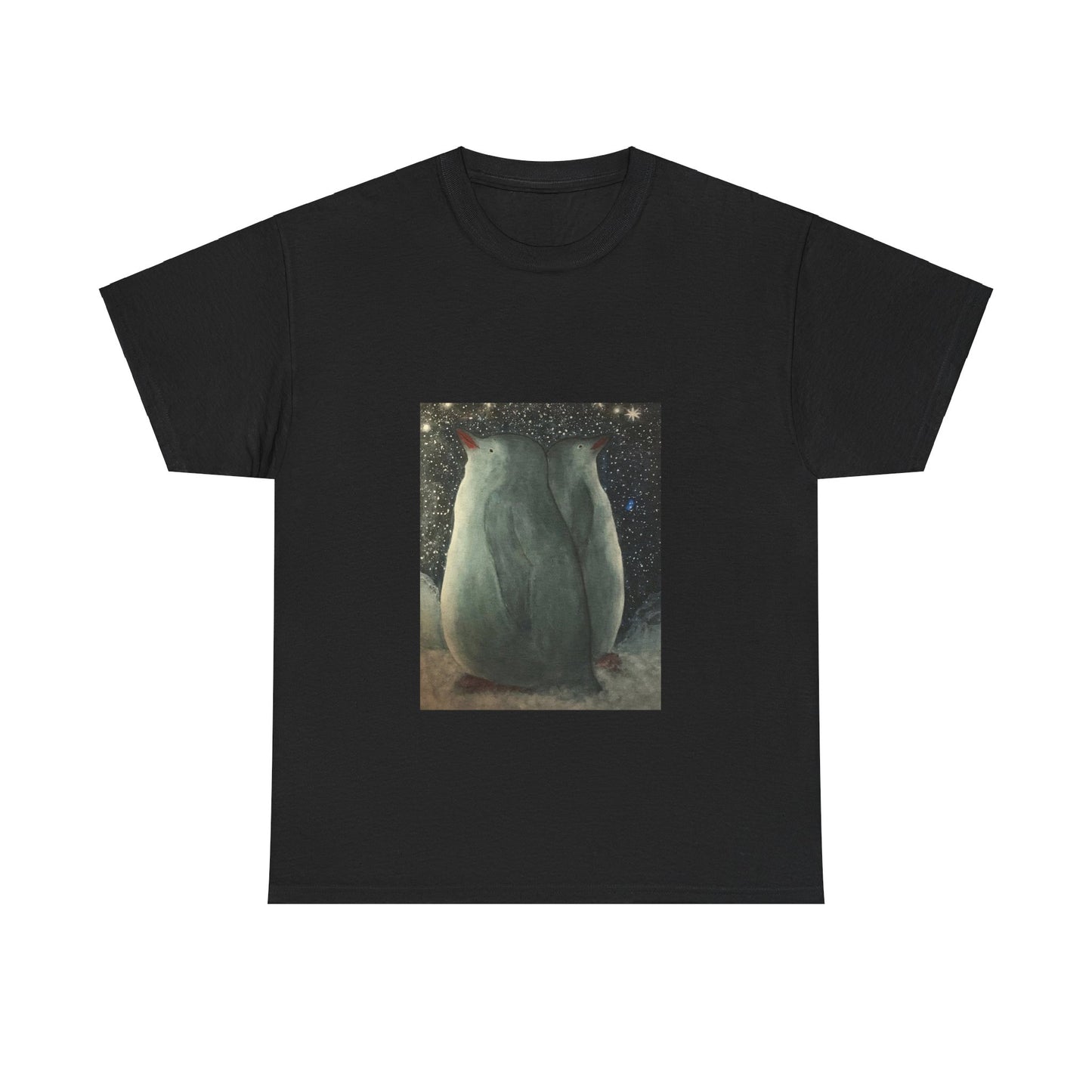 T-shirt unisex. Penguins - original art print