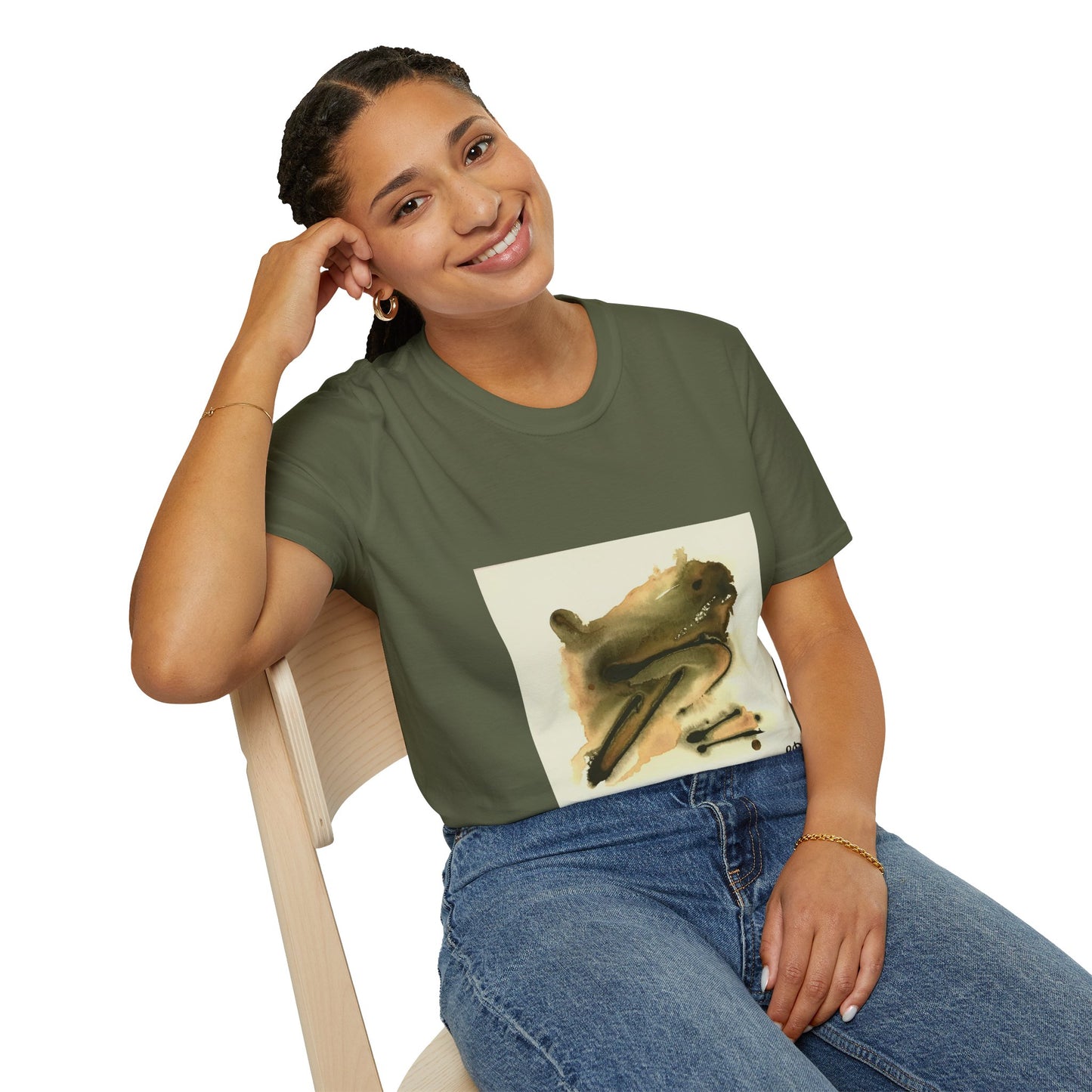 T-Shirt unisex. The Frog - original art print.