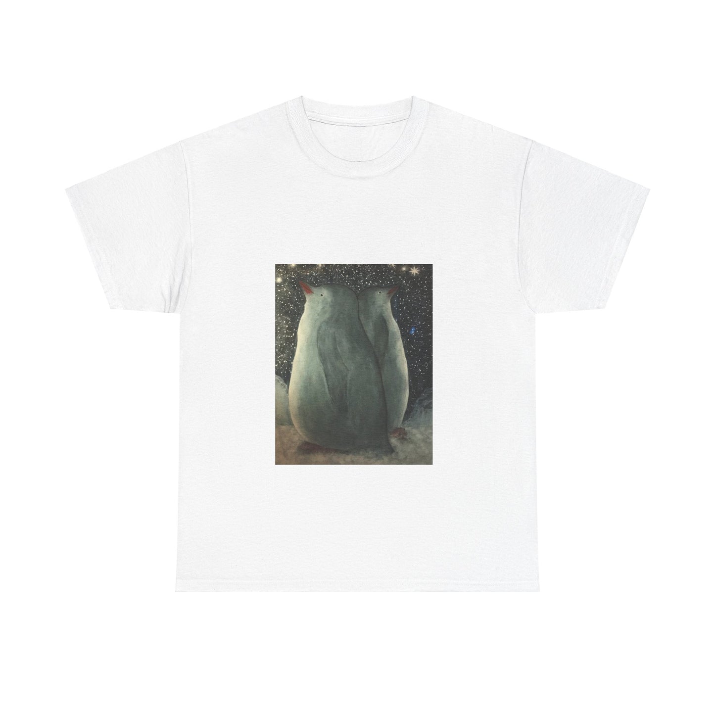 T-shirt unisex. Penguins - original art print