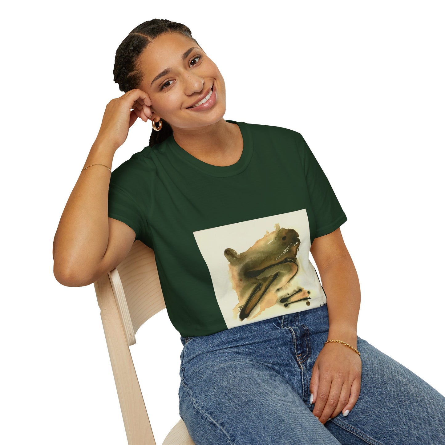 T-Shirt unisex. The Frog - original art print.