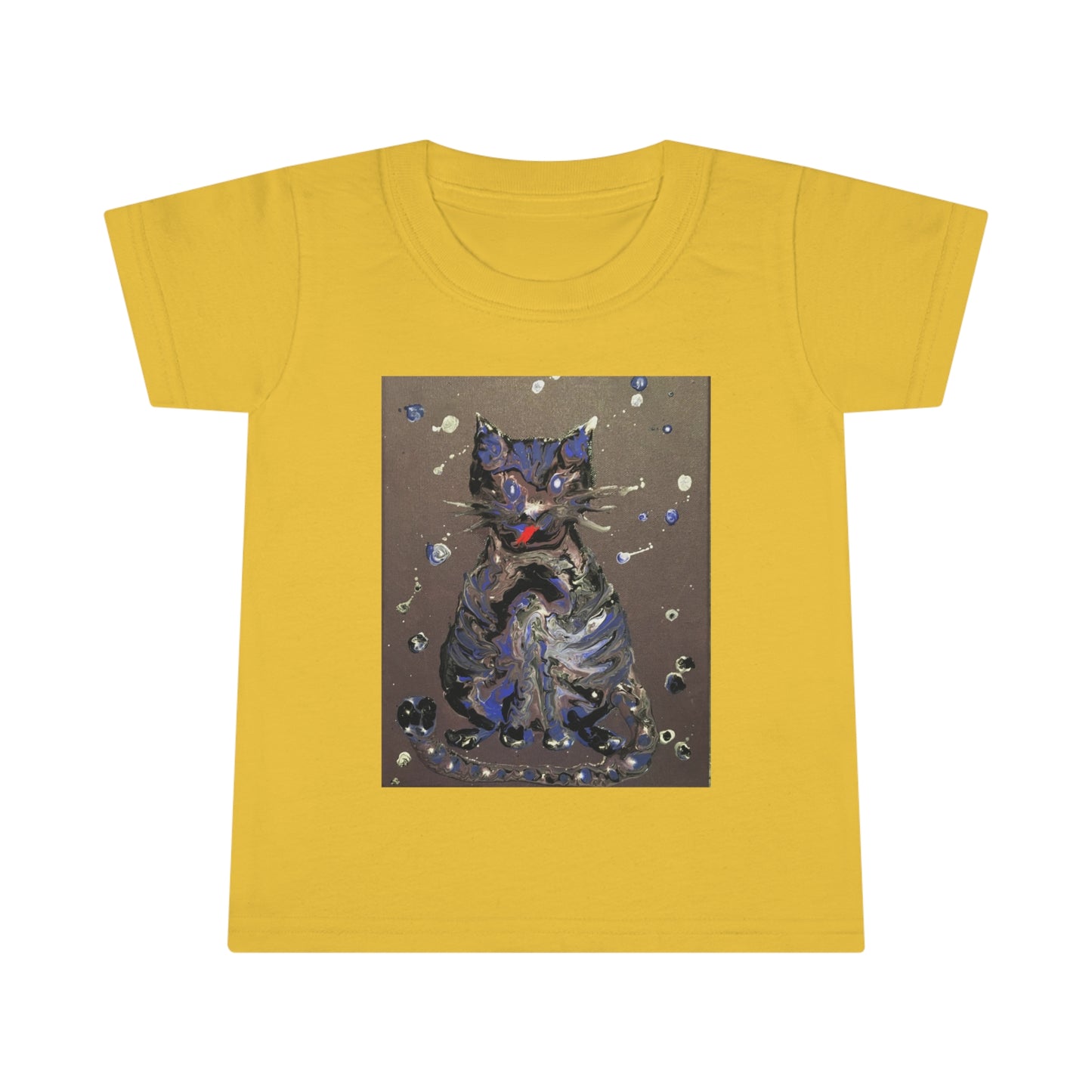 Toddler T-shirt.  2-5 years. The Cat - original art print.