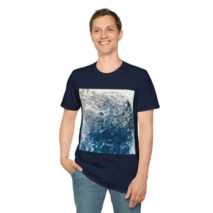 Unisex Softstyle T-Shirt for adults, The Wave, original painting