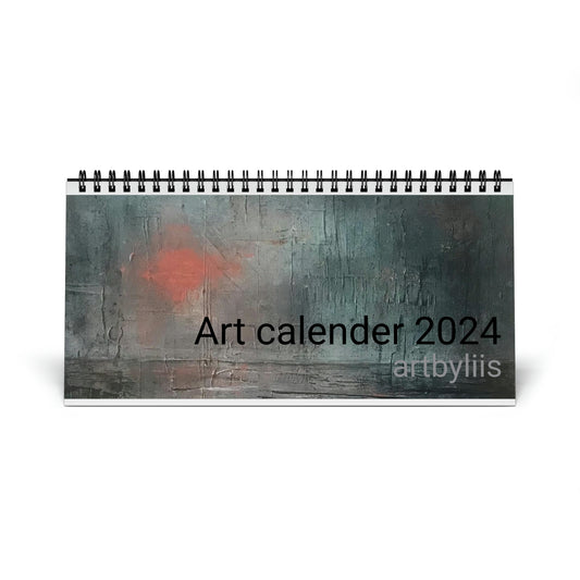 Desk Art Calendar 2024