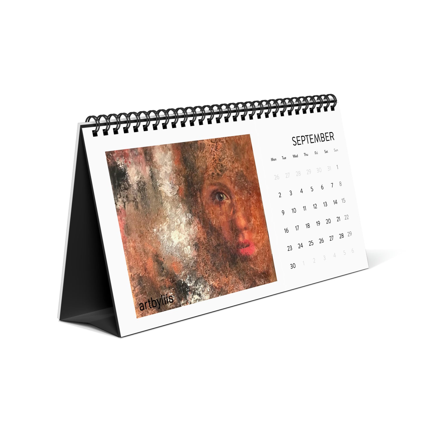 Desk Art Calendar 2024