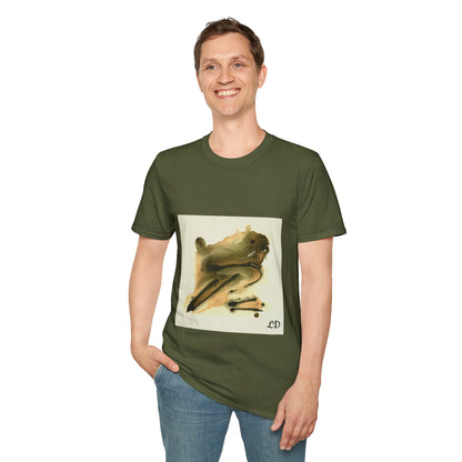 Unisex Softstyle T-Shirt for adults. The Toad - original art print.