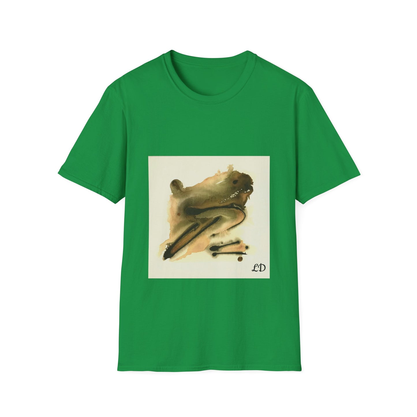 Unisex Softstyle T-Shirt for adults. The Toad - original art print.