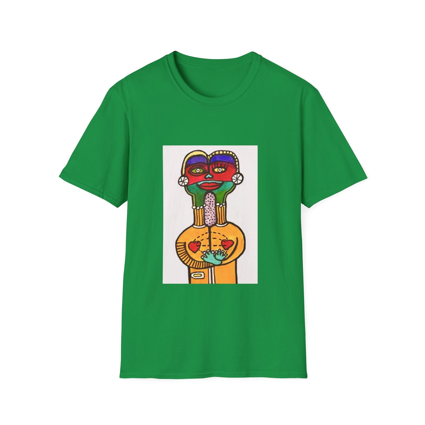 Unisex Softstyle T-Shirt for adults. Together - original art print.