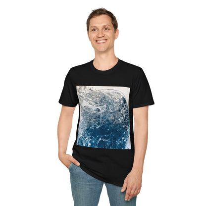 Unisex Softstyle T-Shirt for adults, The Wave, original painting