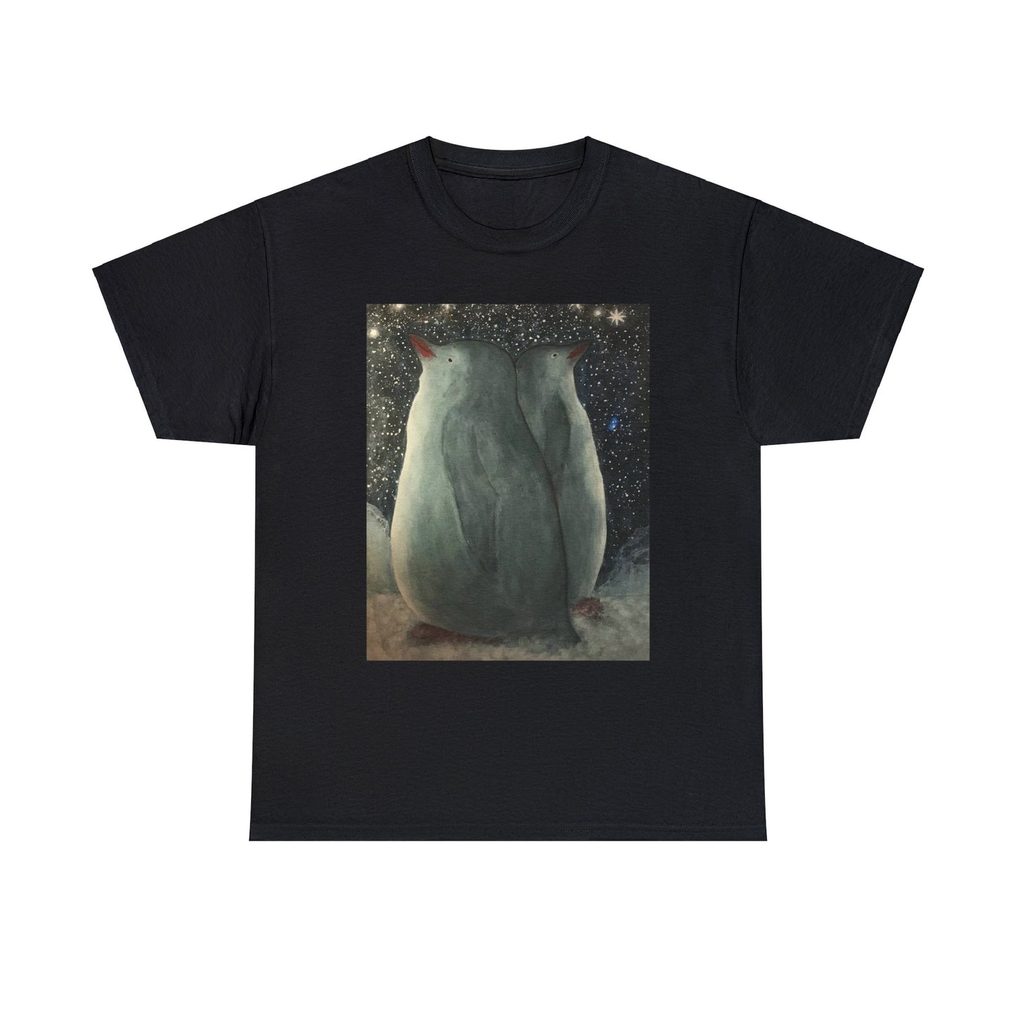 Unisex Heavy Cotton Tee, The Penguins.