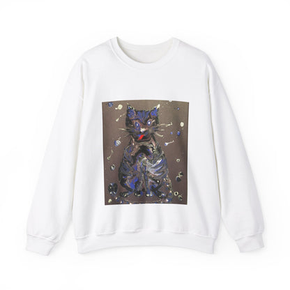 Unisex Heavy Blend™ Crewneck Sweatshirt. The Cat.