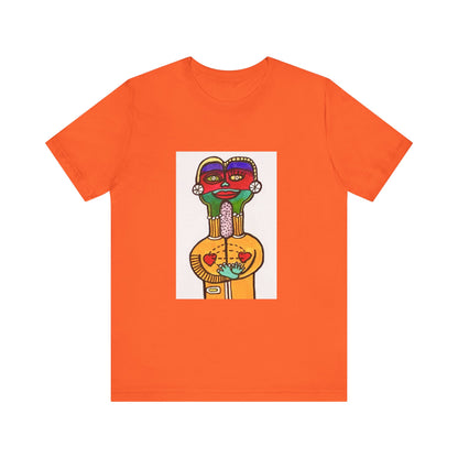 Unisex Jersey Short Sleeve Tee. Together - original art print.