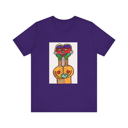 Unisex Jersey Short Sleeve Tee. Together - original art print.