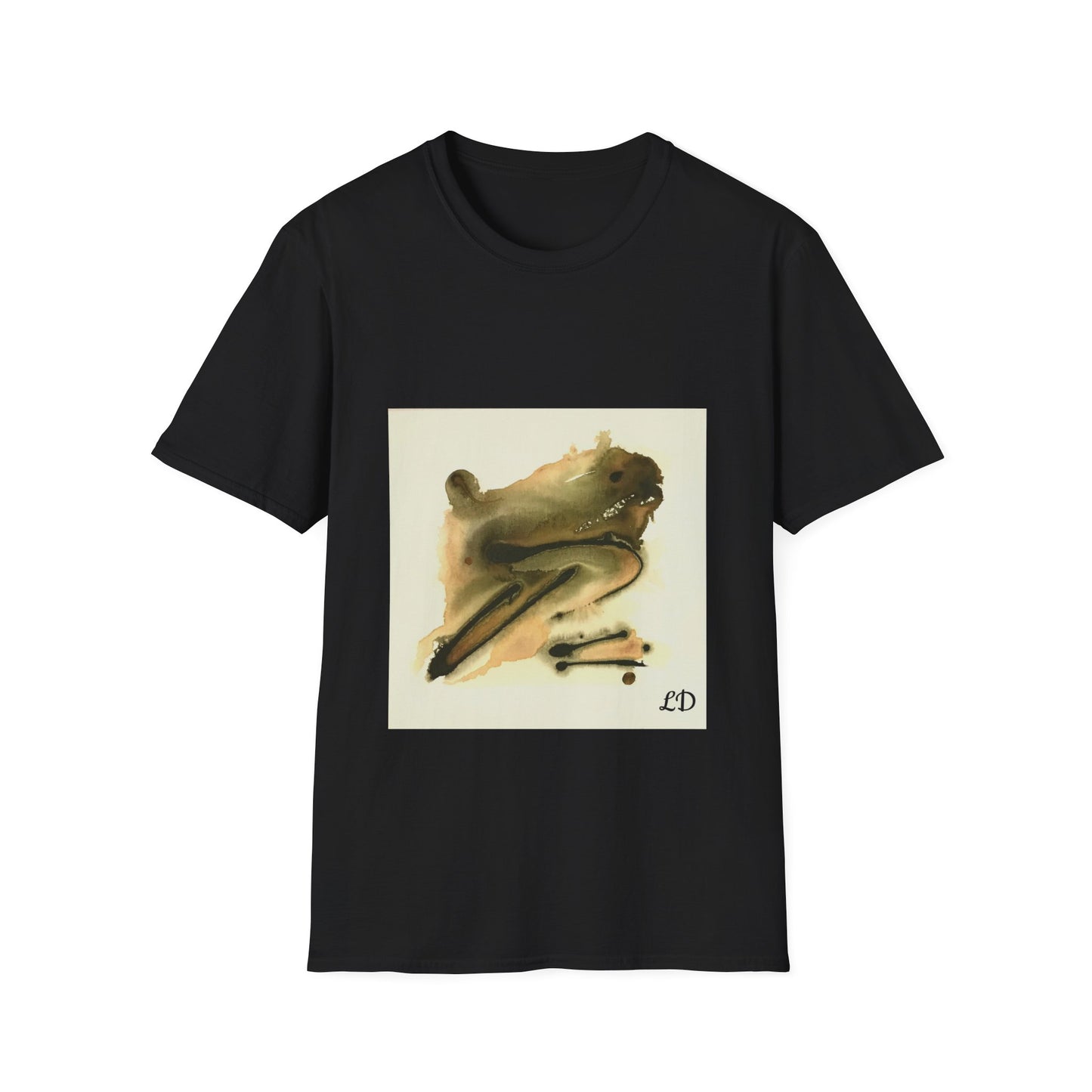 Unisex Softstyle T-Shirt for adults. The Toad - original art print.