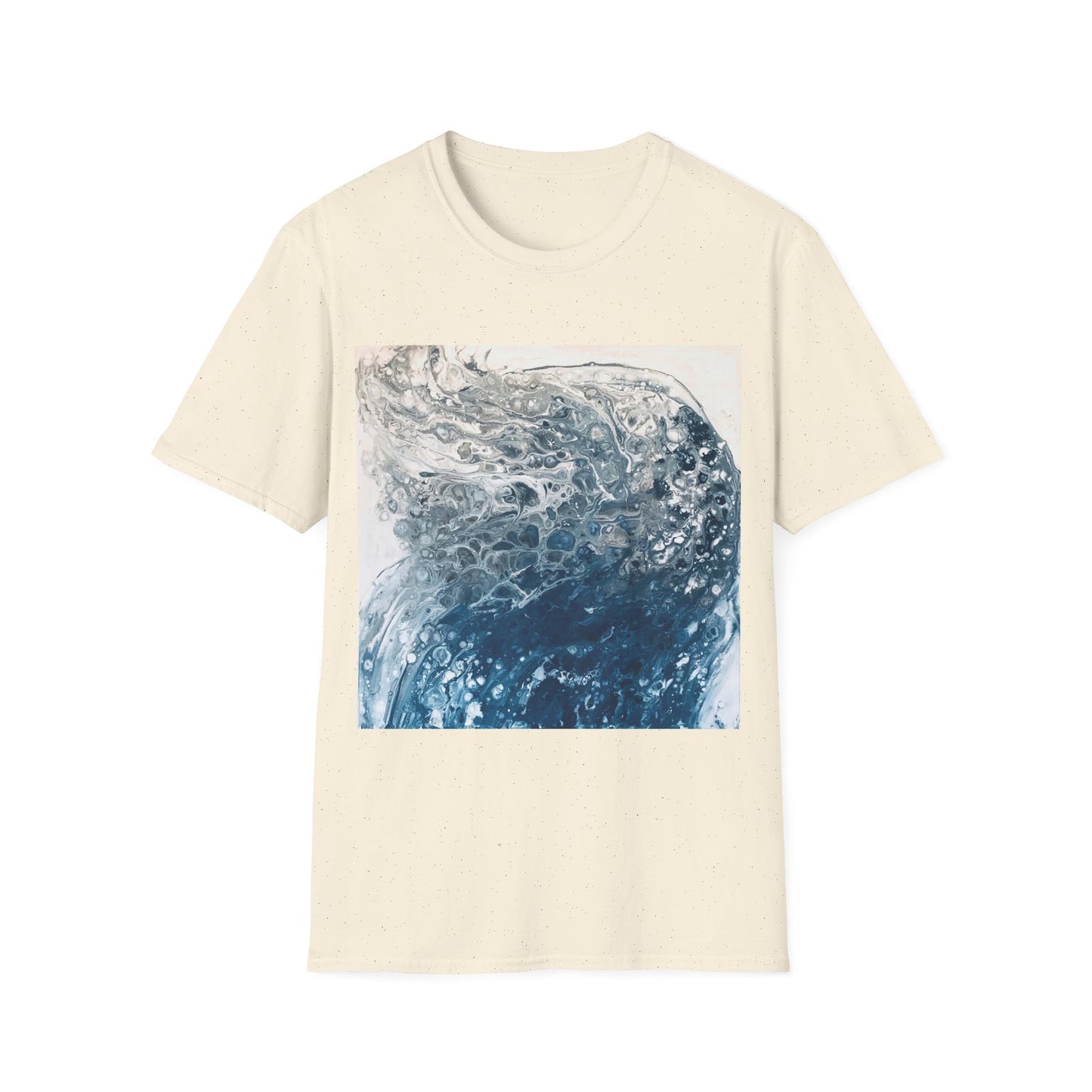 Unisex Softstyle T-Shirt for adults, The Wave, original painting