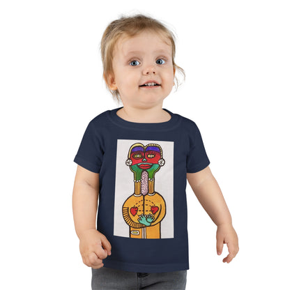 Toddler T-shirt.  2-5 years. Together - original art print.