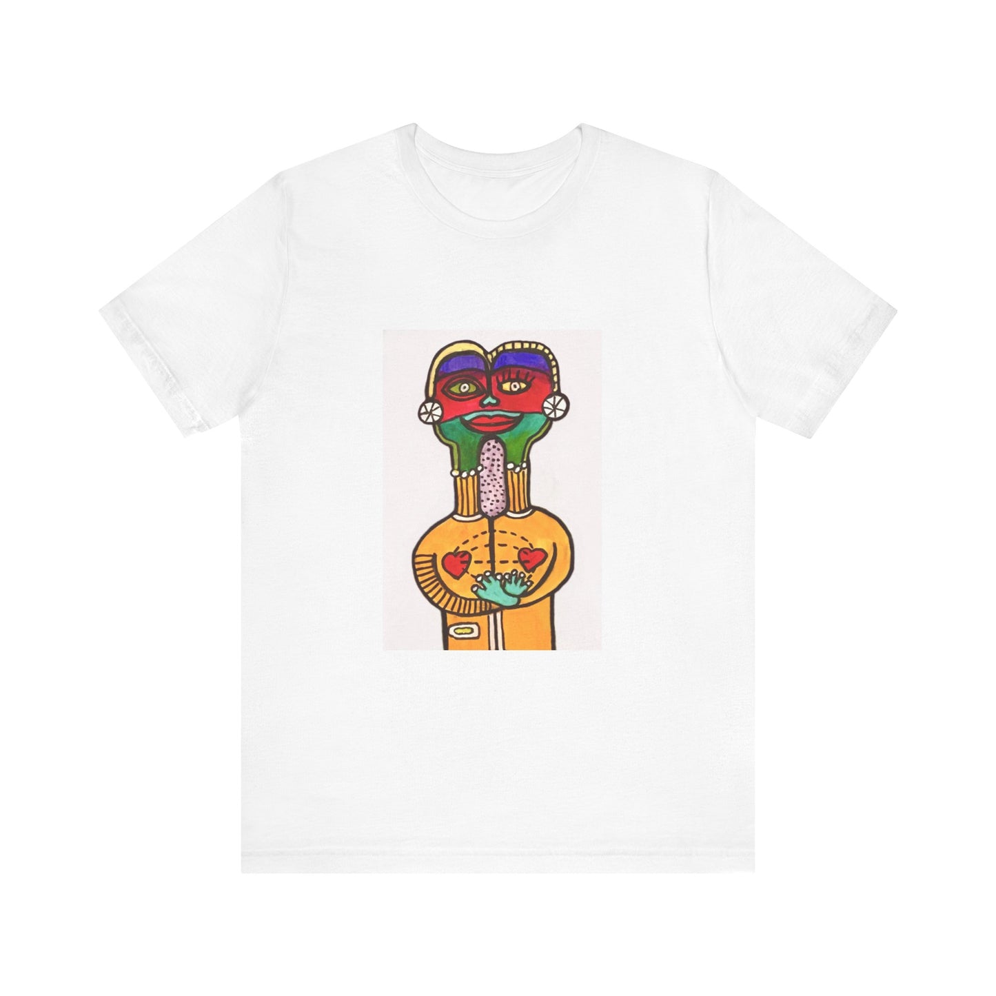 Unisex Jersey Short Sleeve Tee. Together - original art print.