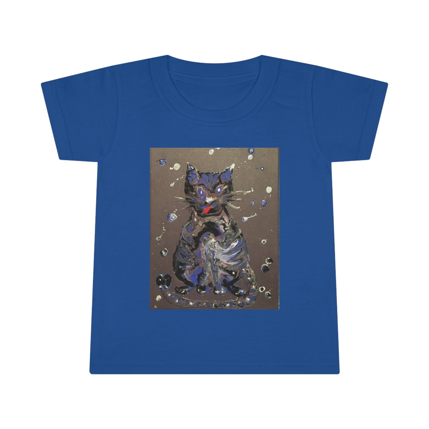 Toddler T-shirt.  2-5 years. The Cat - original art print.