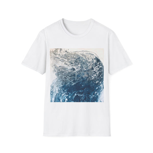 Unisex Softstyle T-Shirt for adults, The Wave, original painting