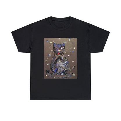 Unisex Heavy Cotton Tee, The Cat.