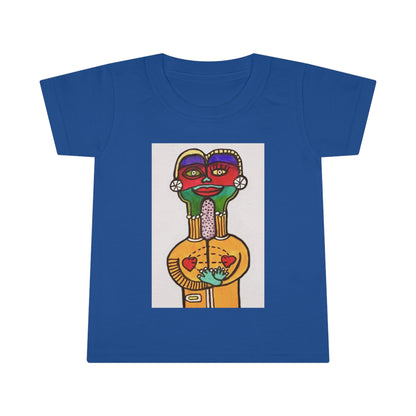 Toddler T-shirt.  2-5 years. Together - original art print.