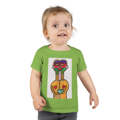 Toddler T-shirt.  2-5 years. Together - original art print.