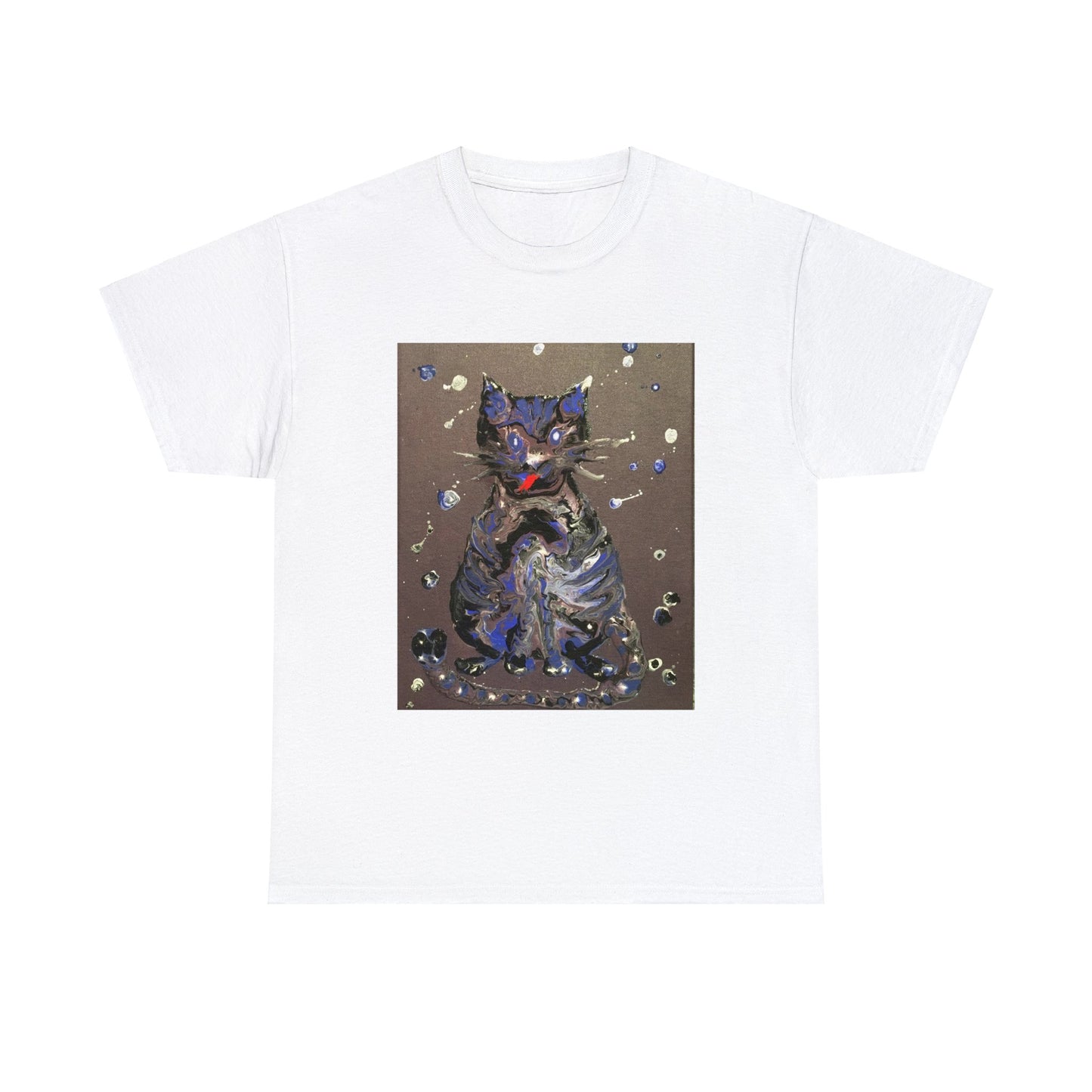 Unisex Heavy Cotton Tee, The Cat.