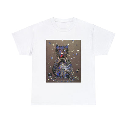 Unisex Heavy Cotton Tee, The Cat.