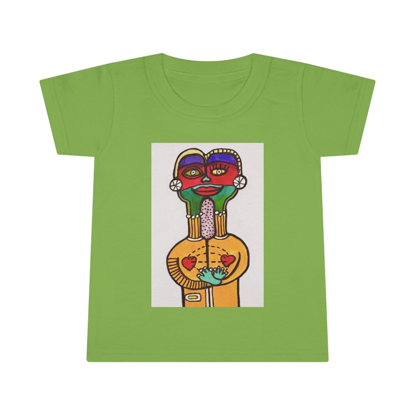 Toddler T-shirt.  2-5 years. Together - original art print.