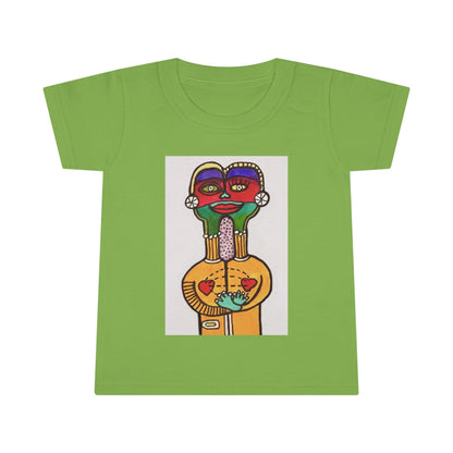 Toddler T-shirt.  2-5 years. Together - original art print.