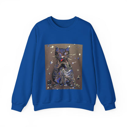 Unisex Heavy Blend™ Crewneck Sweatshirt. The Cat.