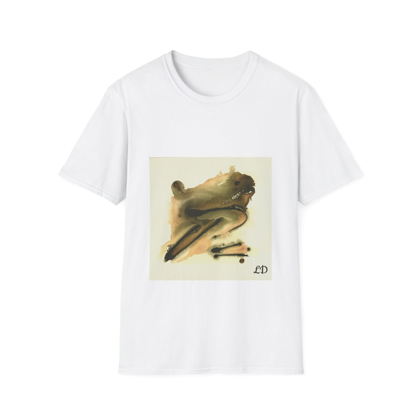 Unisex Softstyle T-Shirt for adults. The Toad - original art print.