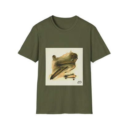 Unisex Softstyle T-Shirt for adults. The Toad - original art print.