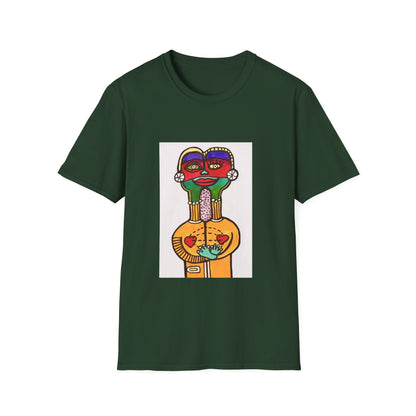 Unisex Softstyle T-Shirt for adults. Together - original art print.